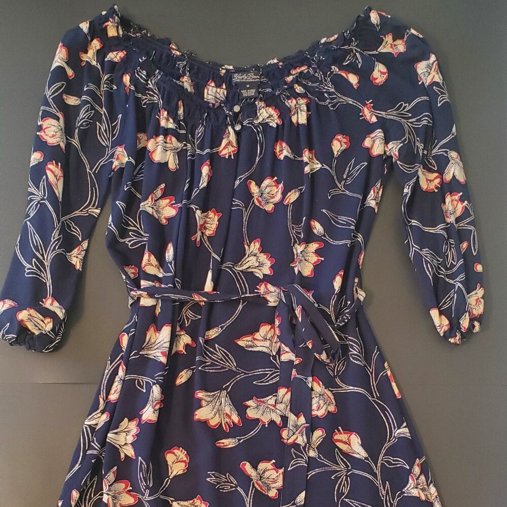 Lucky Brand Vintage Navy Floral dress